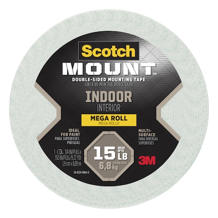 Scotch Scotch Mount 350 in. L X 3/4 in. W Double-Sided Mounting Tape 110H-LONG-DC